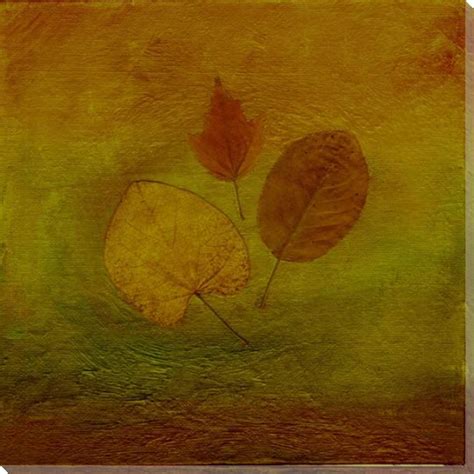 Autumn Leaves Six Wrapped Canvas Giclee Print Wall Art - Wall Decor ...