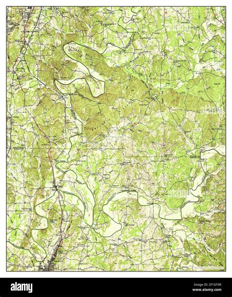 Calhoun georgia map Cut Out Stock Images & Pictures - Alamy