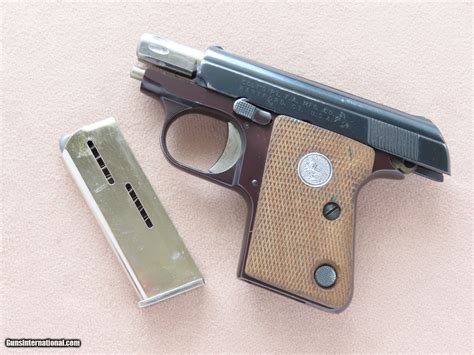 1972 Vintage Colt Junior Model .25 ACP Pistol w/ Vintage Holster SOLD