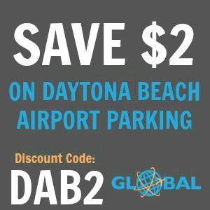 DAB Daytona Beach Airport Parking Coupon | Airport parking, Newark airport, Buffalo airport