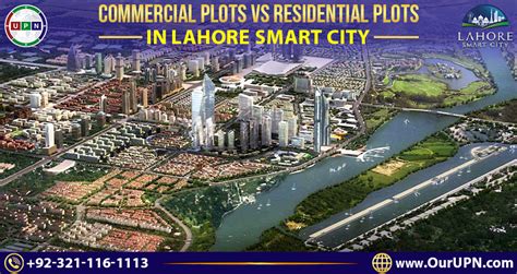 Commercial Plots vs Residential Plots in Lahore Smart City - UPN