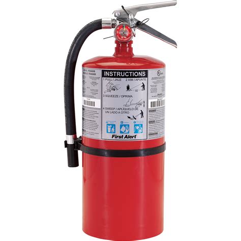 First Alert Commercial Use Fire Extinguisher — 2-Pk., Class 4-A 60-B:C Rated, With Wall Mounting ...