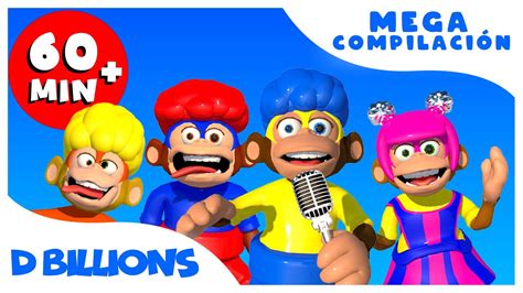 ¡Rompecabezas de monos! | MEGA Compilación | D Billions Canciones Infantiles - YouTube