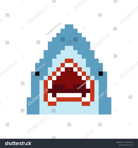 617 Pixel Shark Images, Stock Photos & Vectors | Shutterstock