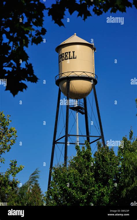 Water Tower of Campbell, CA Stock Photo - Alamy