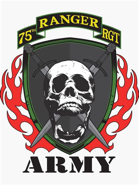 "75th Ranger Regiment " Sticker by block33 | Redbubble