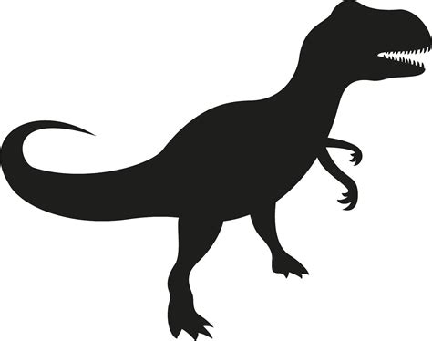 Dinosaur Vector Silhouette at GetDrawings | Free download