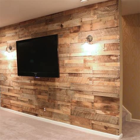 Basement Design Ideas, Pictures, Remodel & Decor | Rustic basement, Wooden accent wall, Basement ...