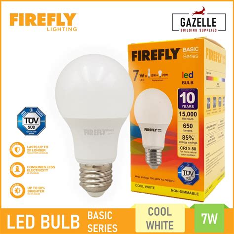 Firefly Basic Series LED Bulb Cool White - 7 Watts | Lazada PH