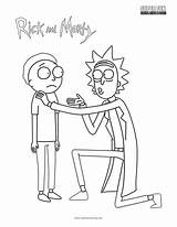 Rick And Morty Coloring Pages At GetColoringscom  Free Printable sketch template