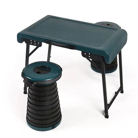 Outdoor Folding Plastic Table Set - China Outdoor Table and Stool Set and Outdoor Folding Stool