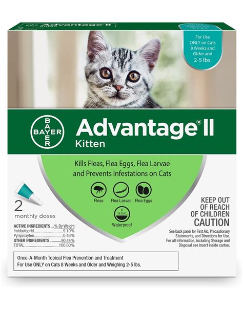 BAYER ADVANTAGE II FOR CATS FLEA & TICK TOPICAL SOLUTION - Rosie Bunny Bean Urban Pet Provisions