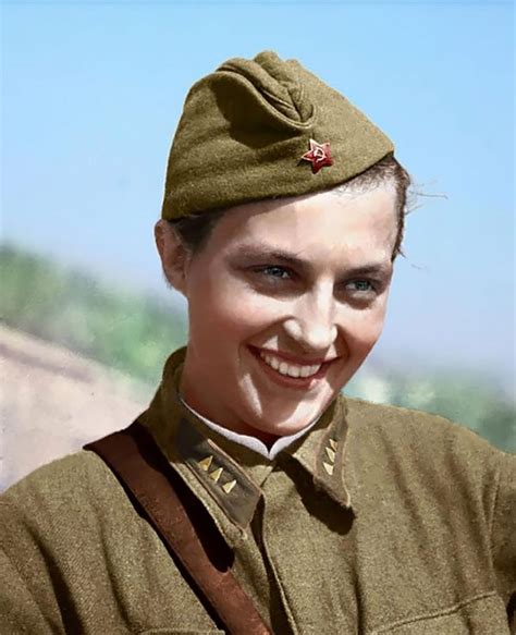 Colorized Photos Of Legendary Soviet Female Snipers From WWII