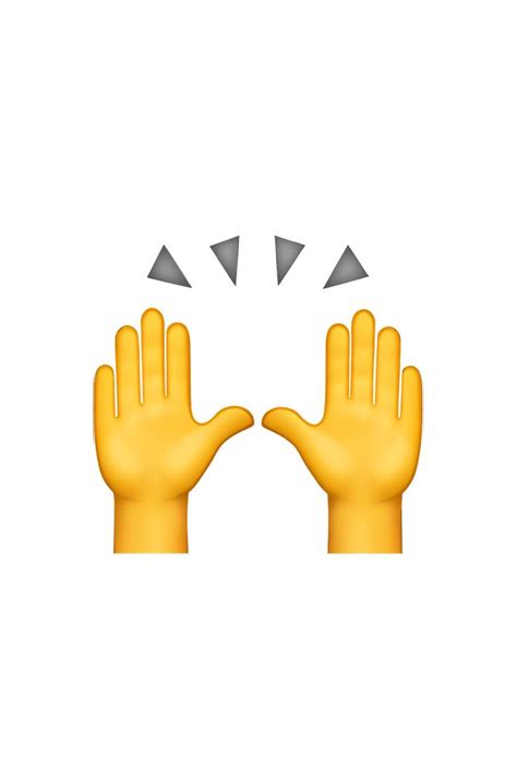 🙌 Raising Hands Emoji in 2023 | Hand emoji, Hand emoji meanings, Emoji