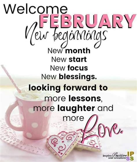 Pin by Leonie Van Rooyen on Good morning, Good night | Hello february quotes, Welcome february ...