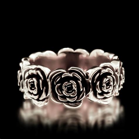 Rose Eternity Band - Sterling Silver – Twisted Love Jewelry Works NYC