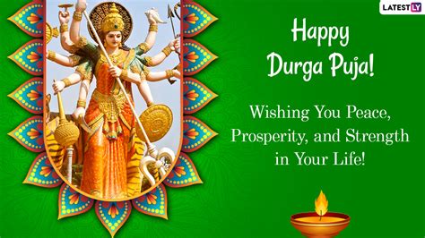 Happy Durga Puja 2022 in Advance Wishes & HD Images: WhatsApp Messages, Greetings, SMS, Quotes ...