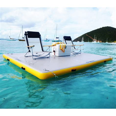 Solstice Inflatable Floating Dock - Overtons Lakefront Living, Lakefront Property, Cooler Chairs ...