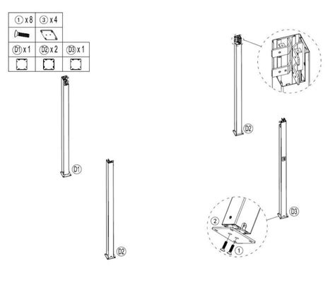 How to install the manual aluminum louvered pergola 3x3m 3x4m 4x4m