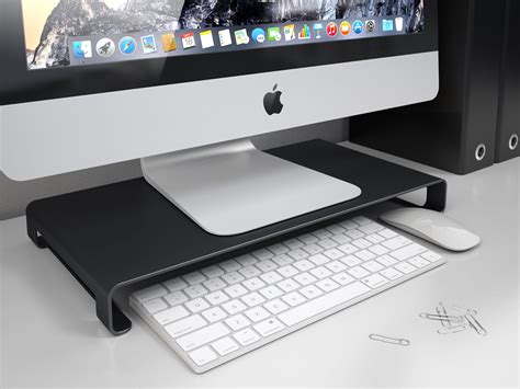 The Satechi Aluminum Monitor Stand is the perfect accessory for your ...