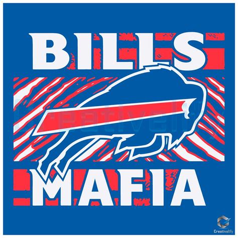 Buffalo Bills Mafia SVG NFL Football Team File Design - CreativeLify