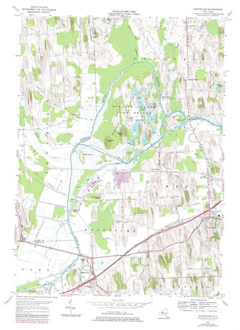 Montezuma topographic map, NY - USGS Topo Quad 43076a6