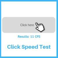 Clicks in 60 Seconds - Click Test