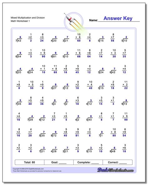 Mixed Multiplication and Division