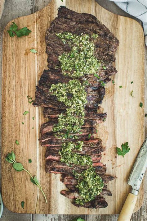 Churrasco with Chimichurri Sauce - Aimee Mars