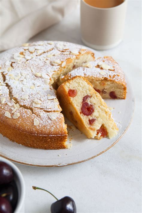 Vegan Gluten Free Cherry and Almond Cake | Vegan cake recipes, Almond ...