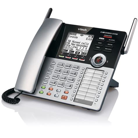 Amazon.com: VTech CM18445 Main Console - DECT 6.0 4-Line Expandable ...