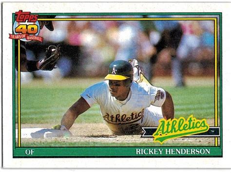 Most Valuable Rickey Henderson Baseball Cards: A Guide