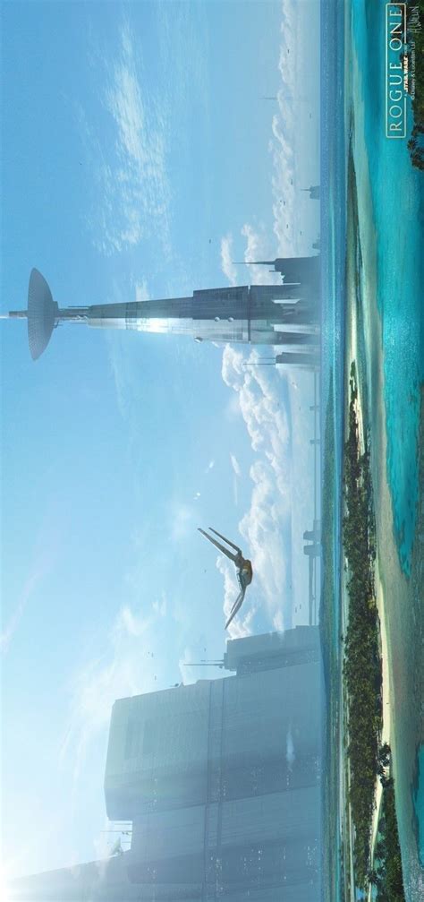 'Scarif' (Concept arts for Rogue One) by Andrée Wallin | Star wars planets, Concept ships ...