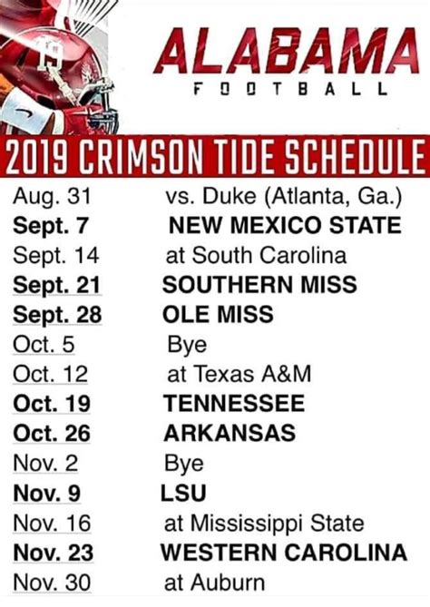 Printable Fsu Football Schedule