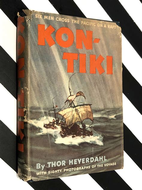 Kon-Tiki by Thor Heyerdahl (1950) hardcover book