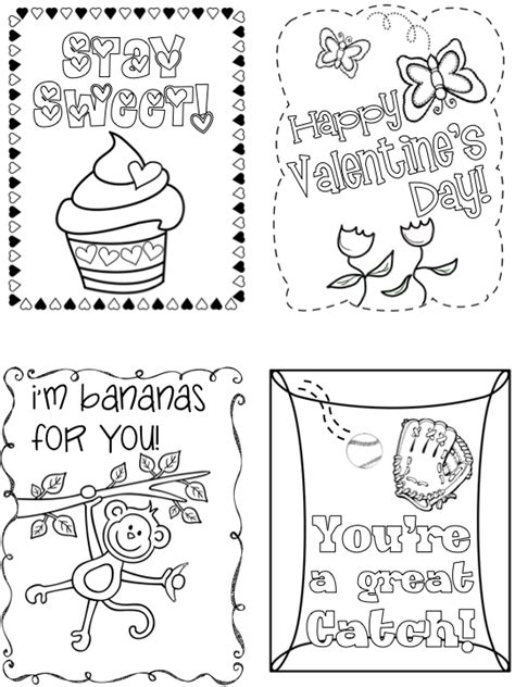 Printable Valentine Cards Kids Class