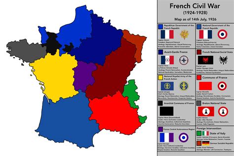 French Civil War (1924-1928) : r/AlternateHistory