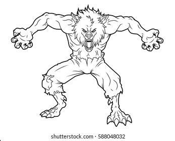 9,498 Werewolf Drawing Images, Stock Photos, 3D objects, & Vectors | Shutterstock