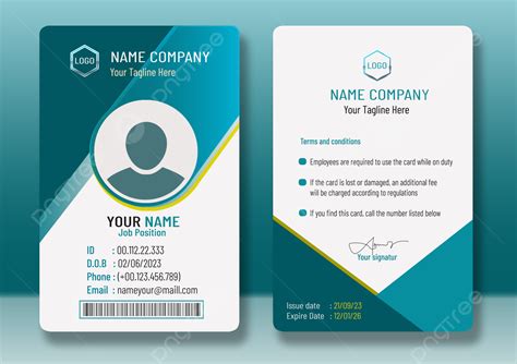 Business Company Id Card Template Template Download on Pngtree