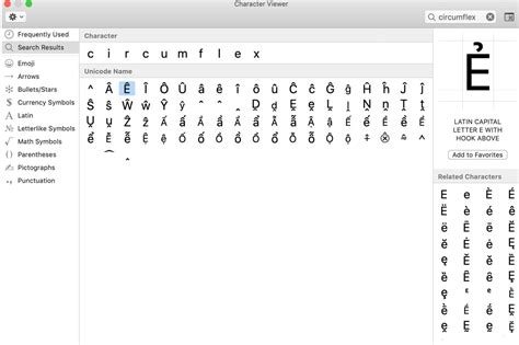 Type Characters With Circumflex Accent Marks