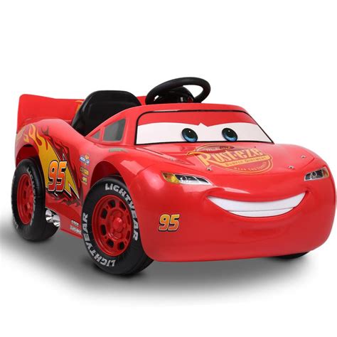 Disney Licensed Lightning McQueen Kids Ride On Car | Red (Ka-Chow ...