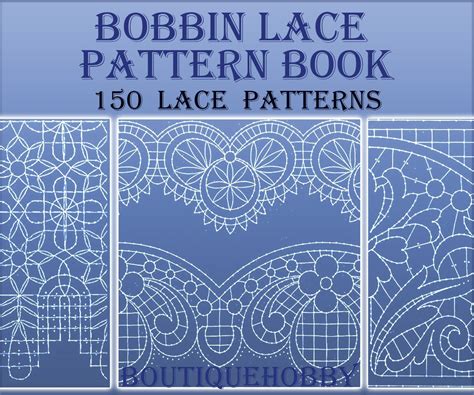 Bobbin hand made lace patternsneedlework design150 Printable | Etsy