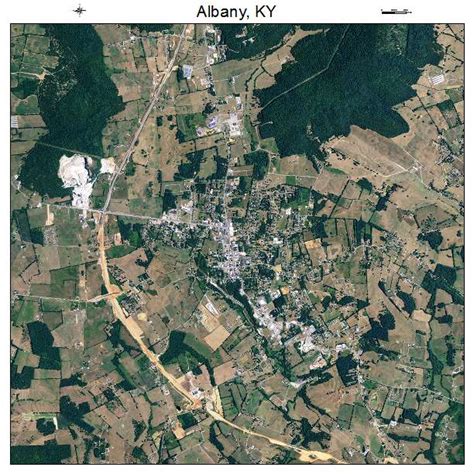 Aerial Photography Map of Albany, KY Kentucky