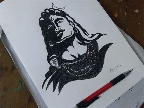 Adiyogi Shiva Sketch : Meluha Strength | Hacukrisack