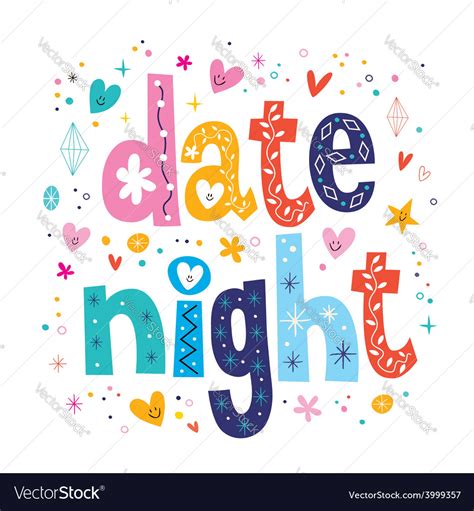 Date night Royalty Free Vector Image - VectorStock