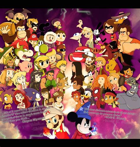 Nintendo vs Disney by https://www.deviantart.com/xeternalflamebryx on ...