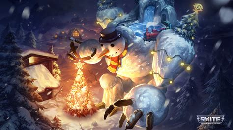 🔥 Free Download Smite Landscape Concept Art Christmas Snowman Geb by @colleenp | WallpaperSafari