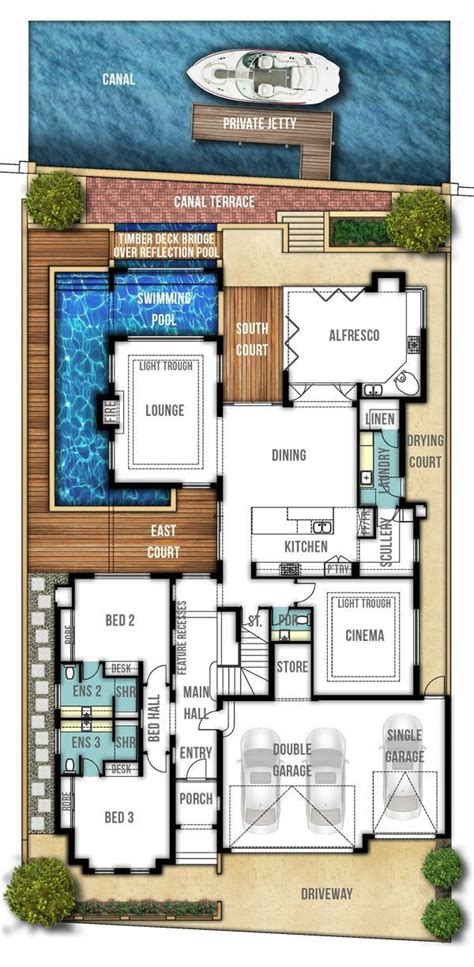 Beach House Floor Plan Design - floorplans.click