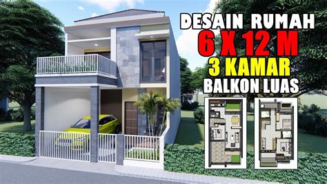 42+ Desain Rumah Minimalis 2 Lantai 6X12 PNG - Konstruksi Sipil