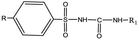 General chemical structure of sulfonylureas. | Download Scientific Diagram